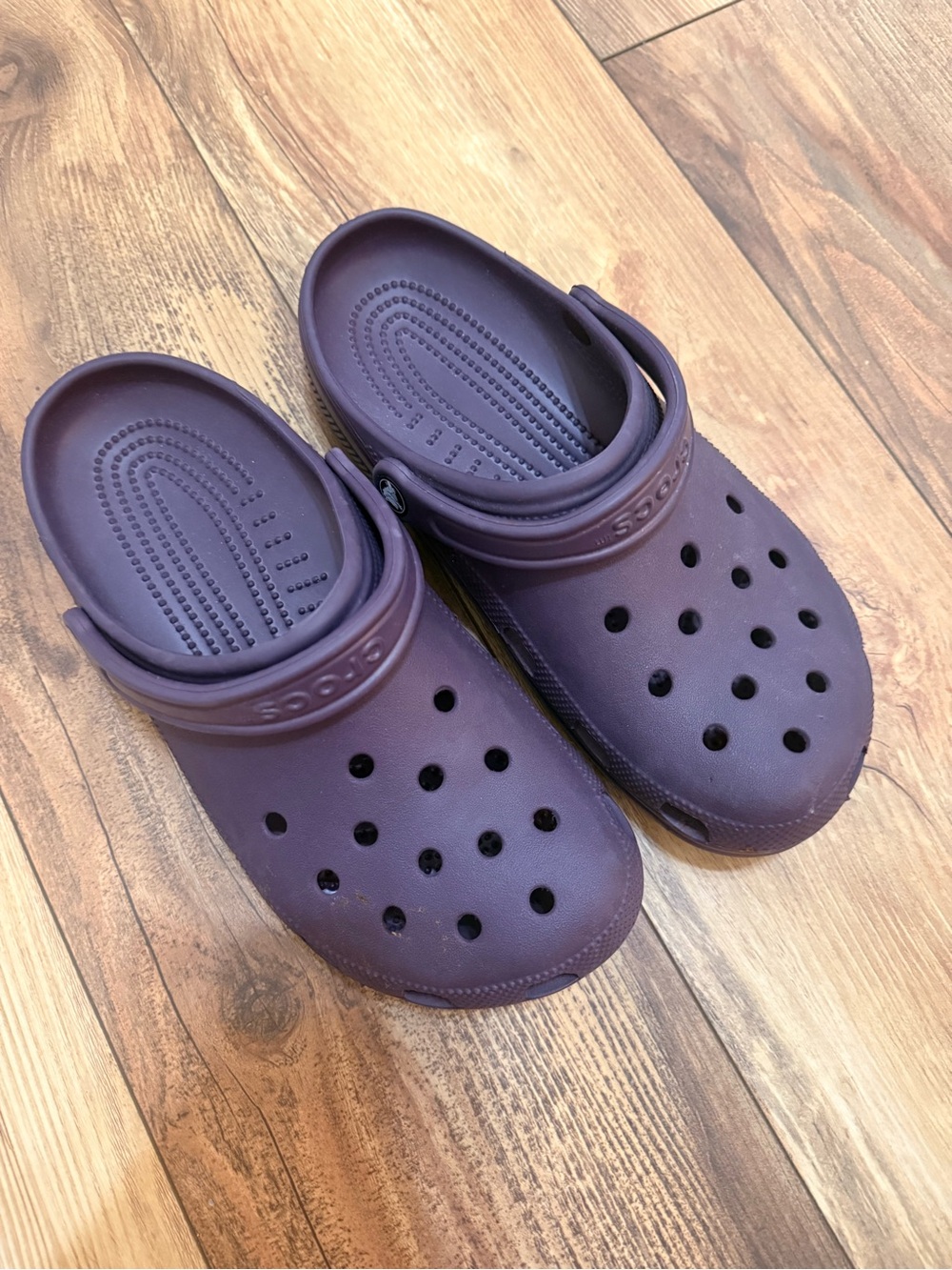 Adult Crocs - Lightweight Slip-On Clogs in Deep Plum